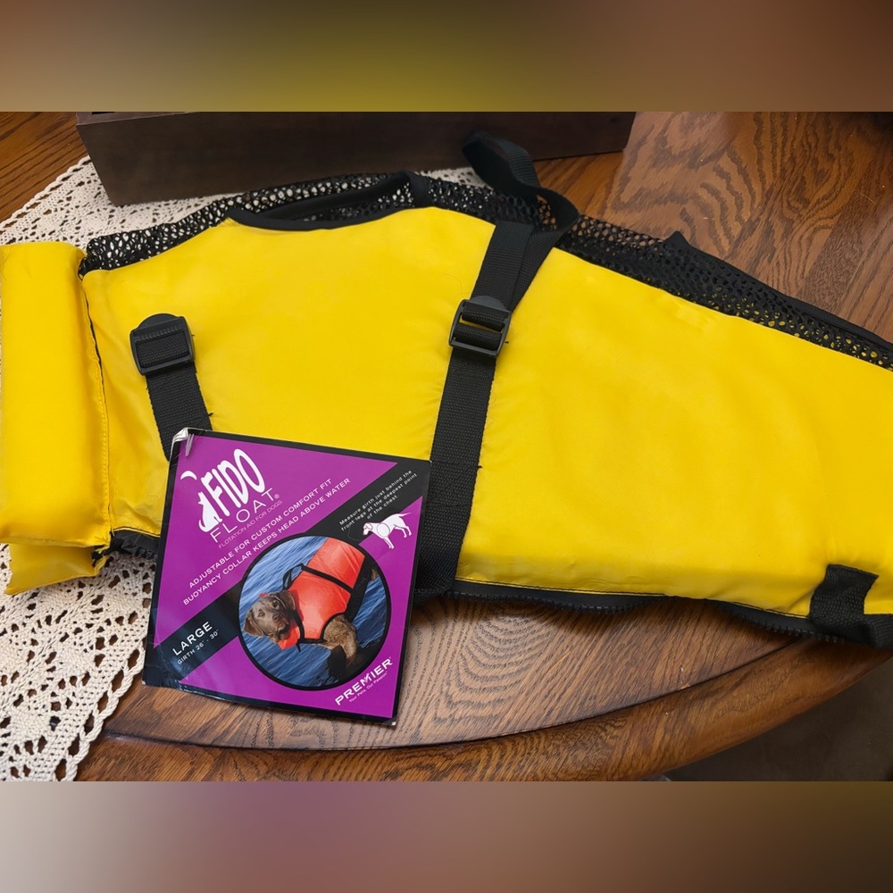 FIDO Large Flotation Device for dogs NEW!